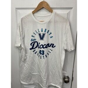Villanova Eric Dixon #43 Basketball Graphic T-Shirt - White